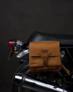 Leather Messenger Bag Vintage Tan Trip Machine - 9