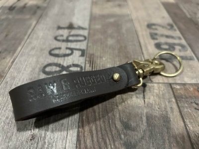 Raw and Rugged leather key ring - 7
