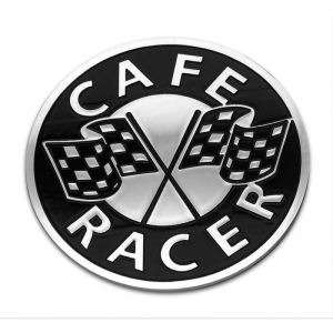 Aluminum Cafè Racer emblem - 0