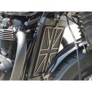 Union Jack cooling radiator grille for Triumph - 4