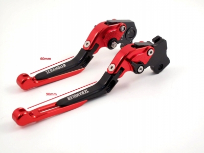 Sliderball clutch and brake lever set Ducati Scrambler
