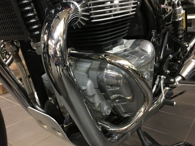 Royal Enfield Interceptor/Continental 650 stainless steel engine guard - 1