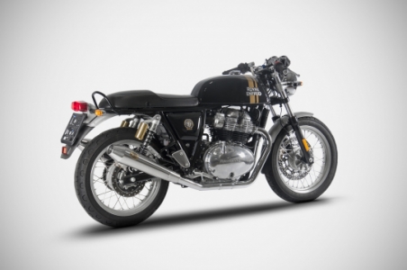 pair of Zard CE approved Euro 5 Royal Enfield Interceptor/Continental 650 CE silencers - 1