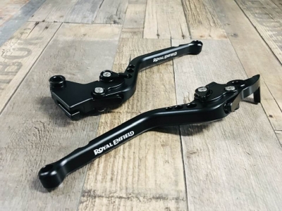 CNC alloy adjustable brake and clutch levers set Royal Enfield Himalayan Euro 4 - 0