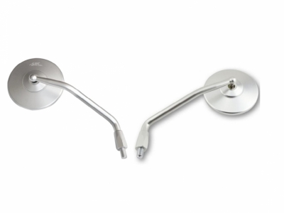 pair of CE approved silver Clubman LSL mirrors - 0