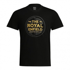 Royal Enfield Crusader Logo T-Shirt black