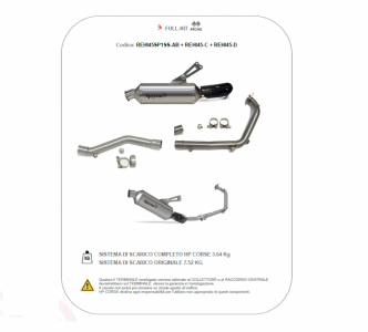 impianto di scarico HP Corse per Royal Enfield Himalayan 450