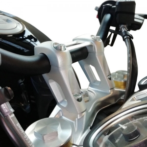 risers rialzati +20/25mm per manubrio BMW R NineT