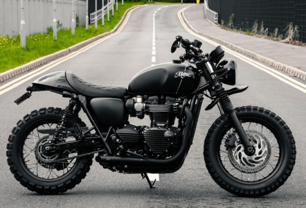 sella Motone Fastback Cafè Racer per Triumph